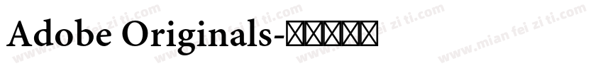 Adobe Originals字体转换